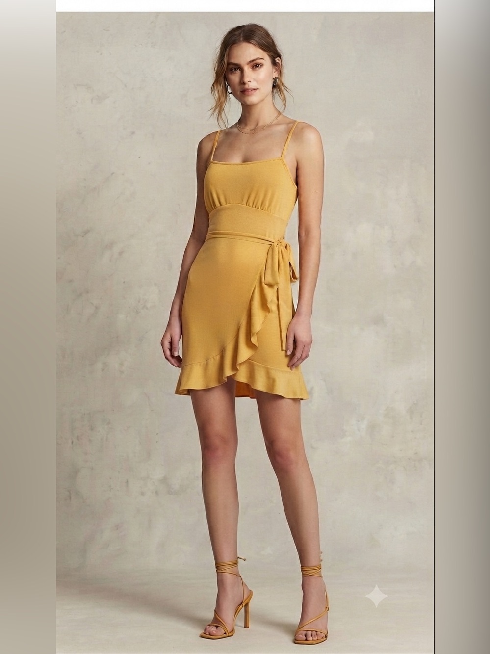 My Dress Yellow Strapless Dress